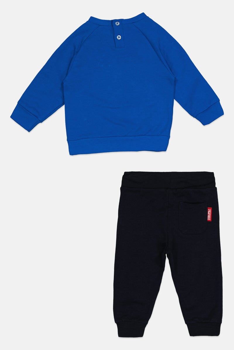 guru G99 By Guru Toddlers Boy 2 Pieces Graphic Print Sweatshirt With Jogger Pants Set, Multicolor - Image 3